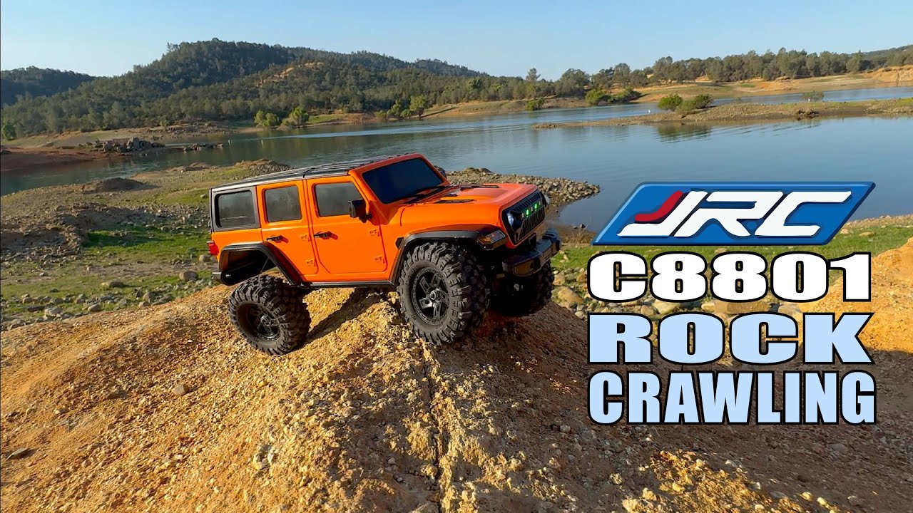 2024 JJRC C8801 Wrangler Lakeside Rock Crawling - YouTube