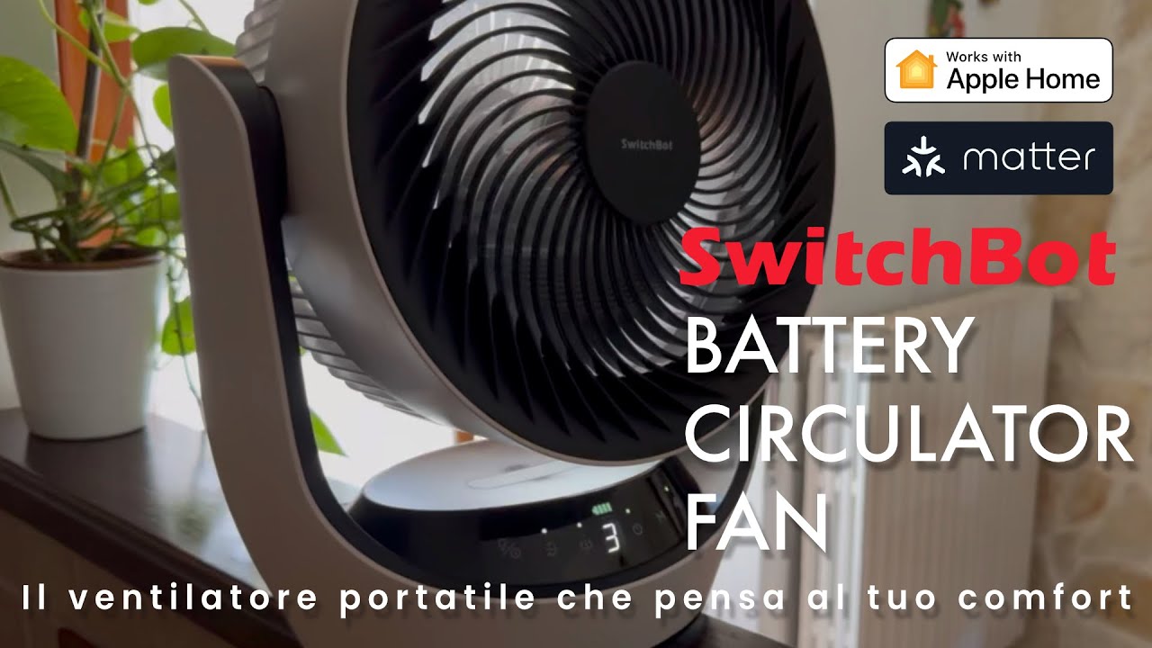 SwitchBot Battery Circulator Fan – The Portable Fan That Thinks of