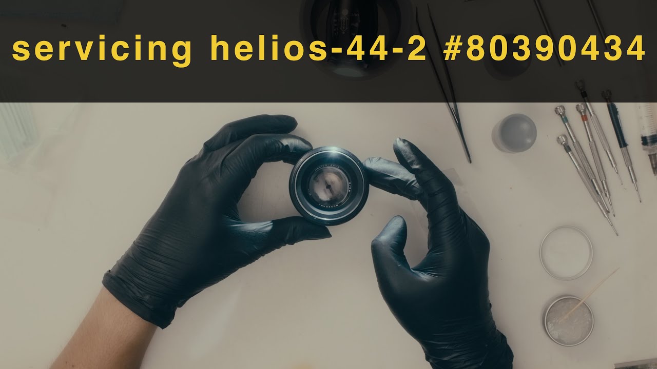 helios-44-2 58mm f2 80390434 disassembling, cleaning