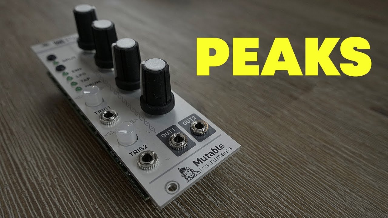 Mutable Instruments Peaks Overview - YouTube