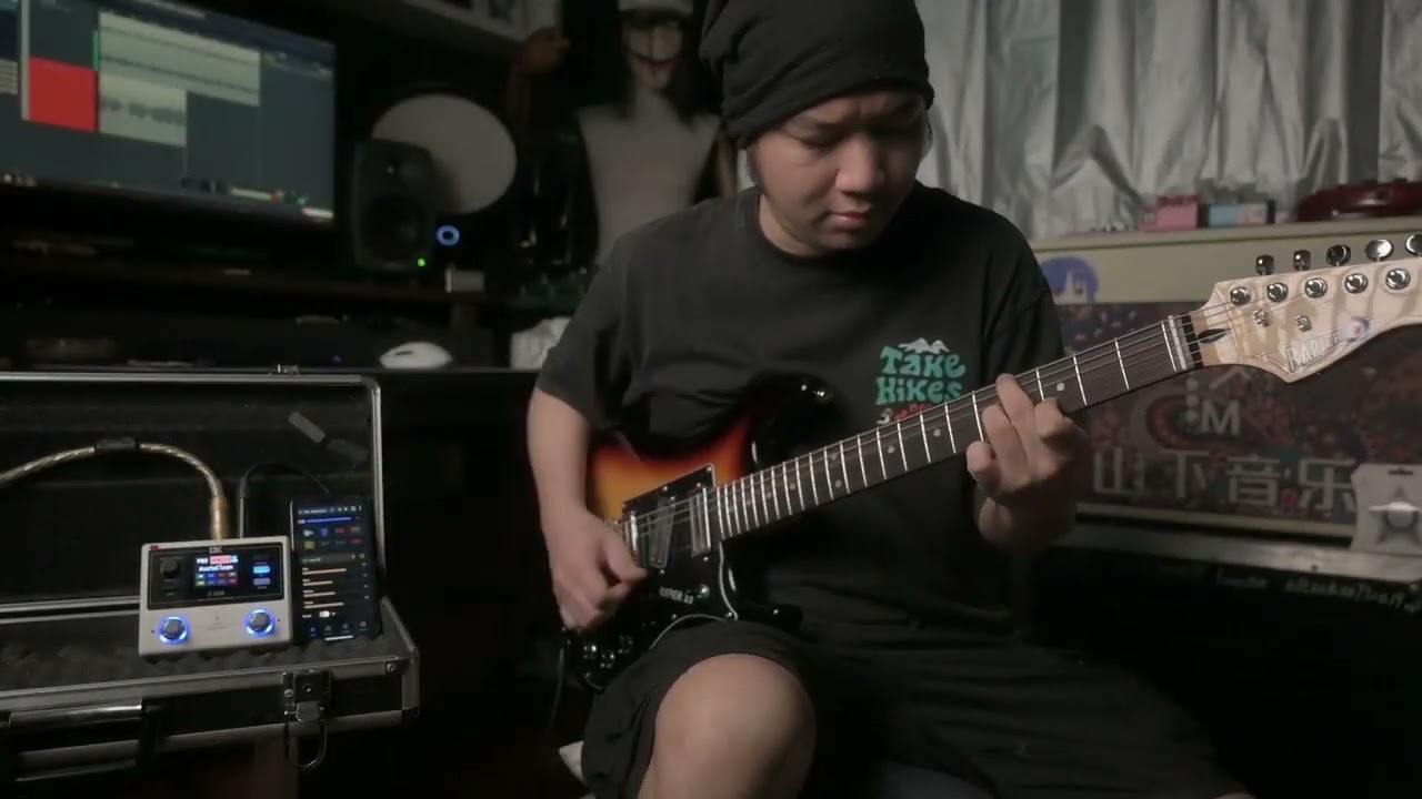 Test play #DK iE-350 Multi-Effect Processor. - YouTube