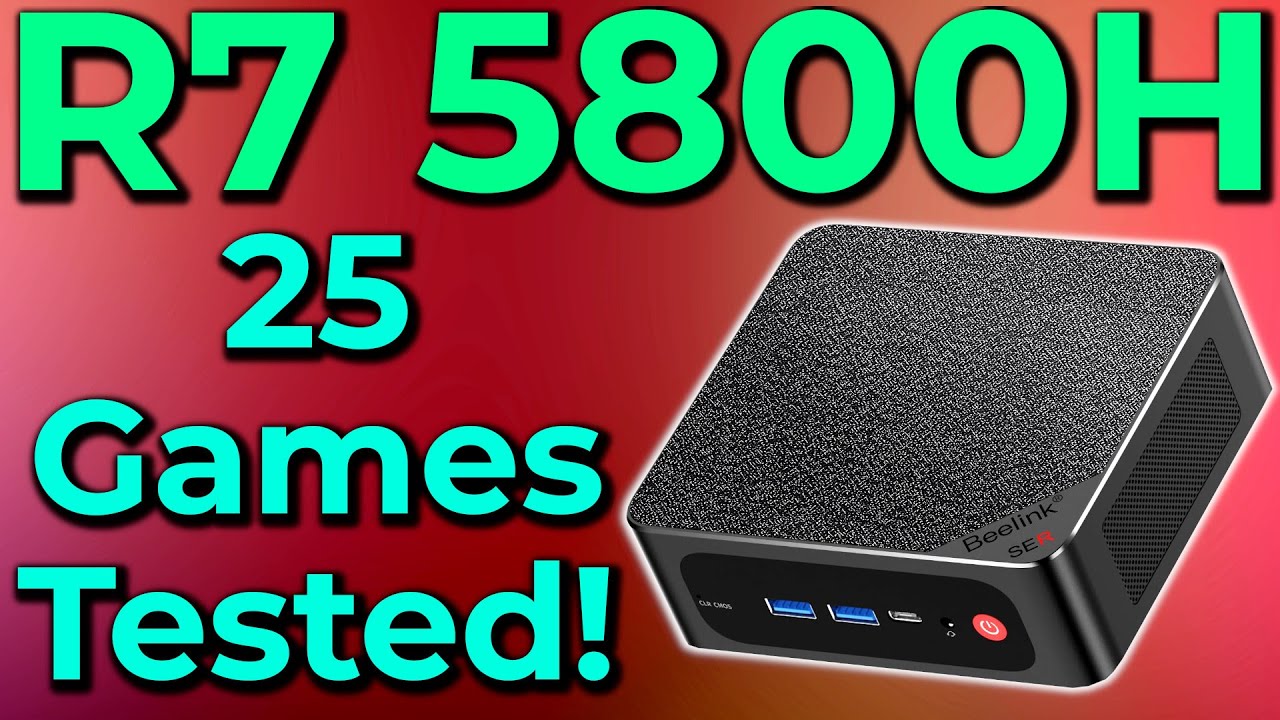 RYZEN R7 5800H Tested IN 25 Games! Beelink SER5 MAX mini PC 54W