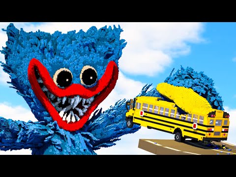 進化したハギーワギー vs 車ジャンプ ハグされたら潰される【 Teardown