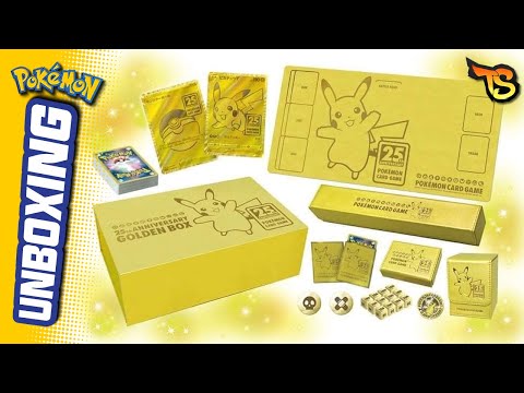 COLEÇÃO DOURADA JAPONESA! Abrindo uma 25th ANNIVERSARY GOLDEN BOX