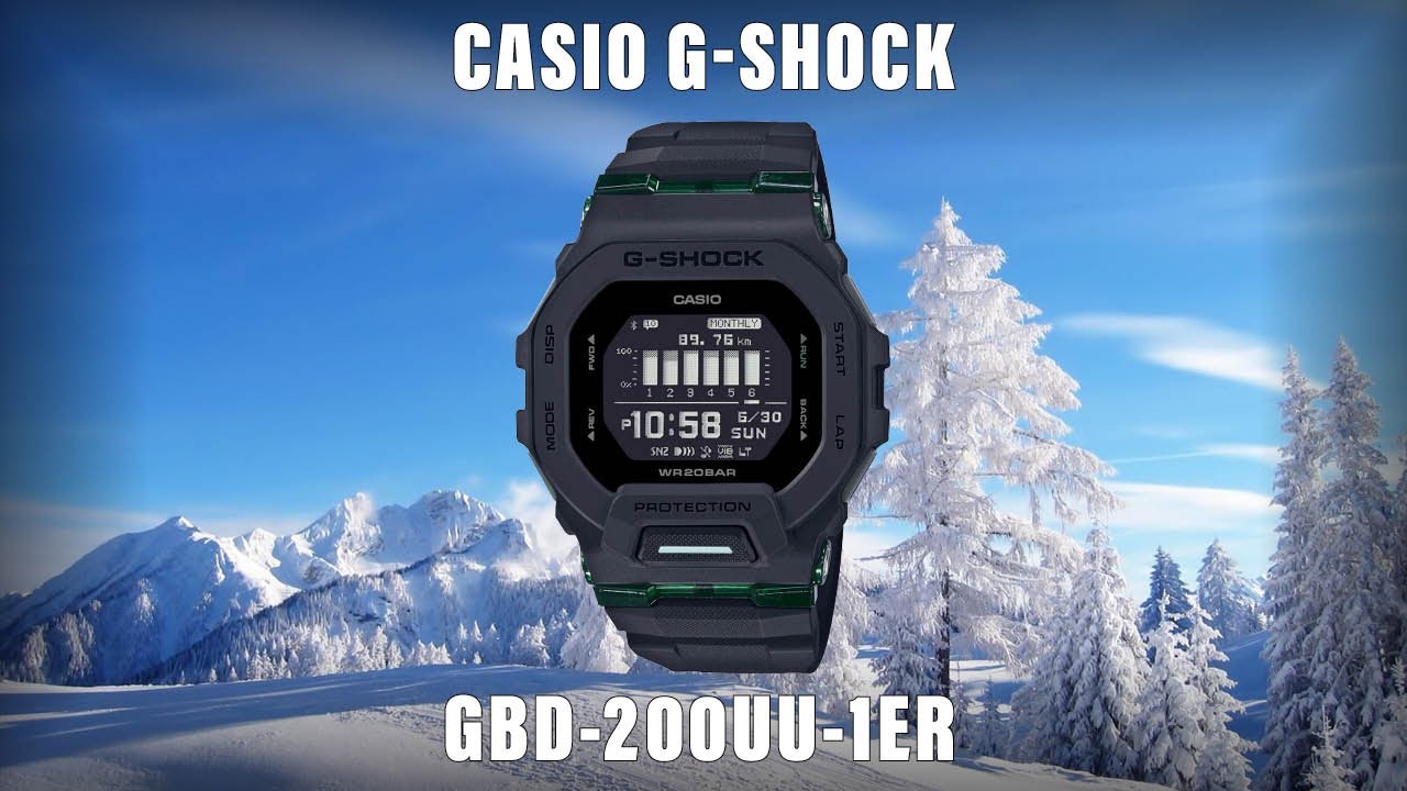 Unboxing The New - Casio G-Shock GBD-200UU-1ER - YouTube
