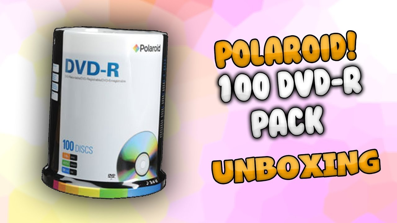 Polaroid DVD-R (100 Pack) | UNBOXING - YouTube