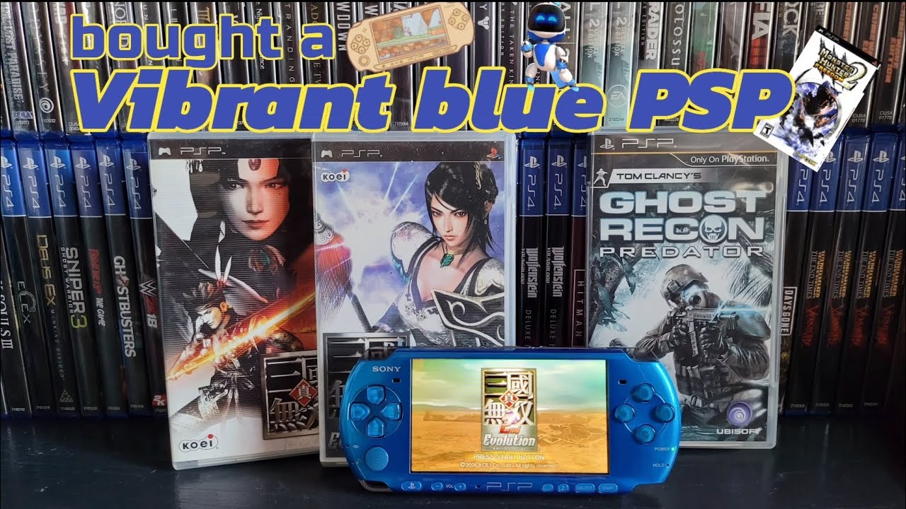 I BOUGHT A VIBRANT BLUE PSP in 2021 - YouTube
