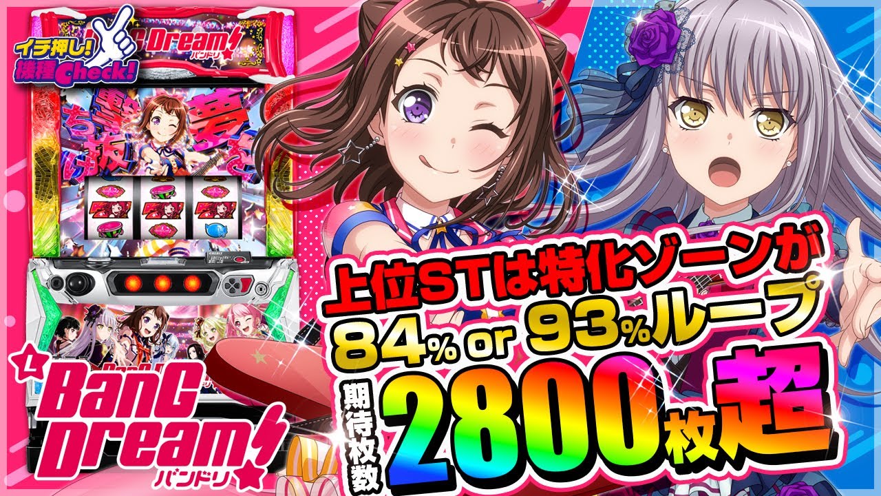 Lバンドリ!(スマスロ) パチスロ スロット 機械割 天井 初打ち 打ち方