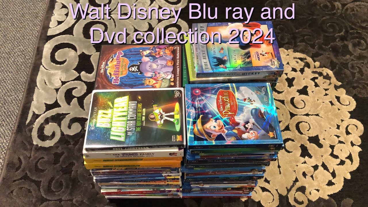 Walt Disney Blu ray and Dvd collection 2024 - YouTube