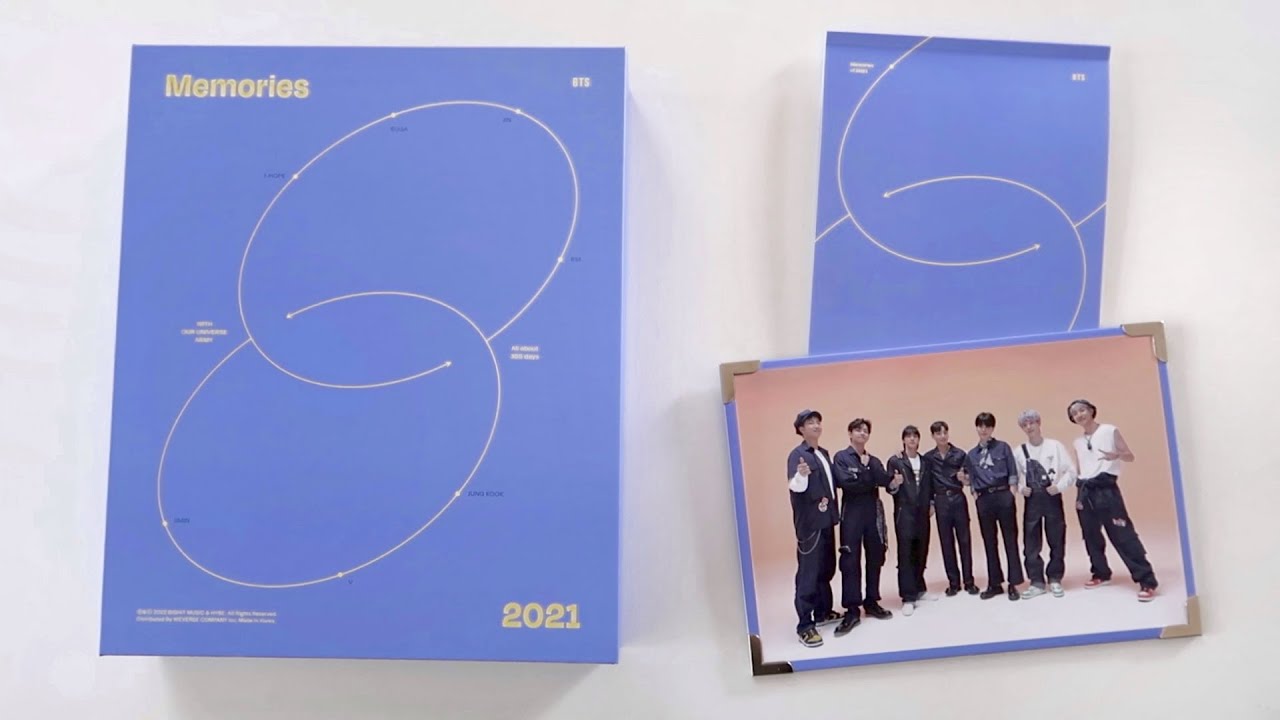 unboxing: BTS MEMORIES OF 2021 DVD - YouTube