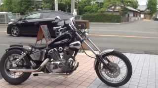 PLAYGUY 真のアメリカン フロントフォークに注目 Virago250