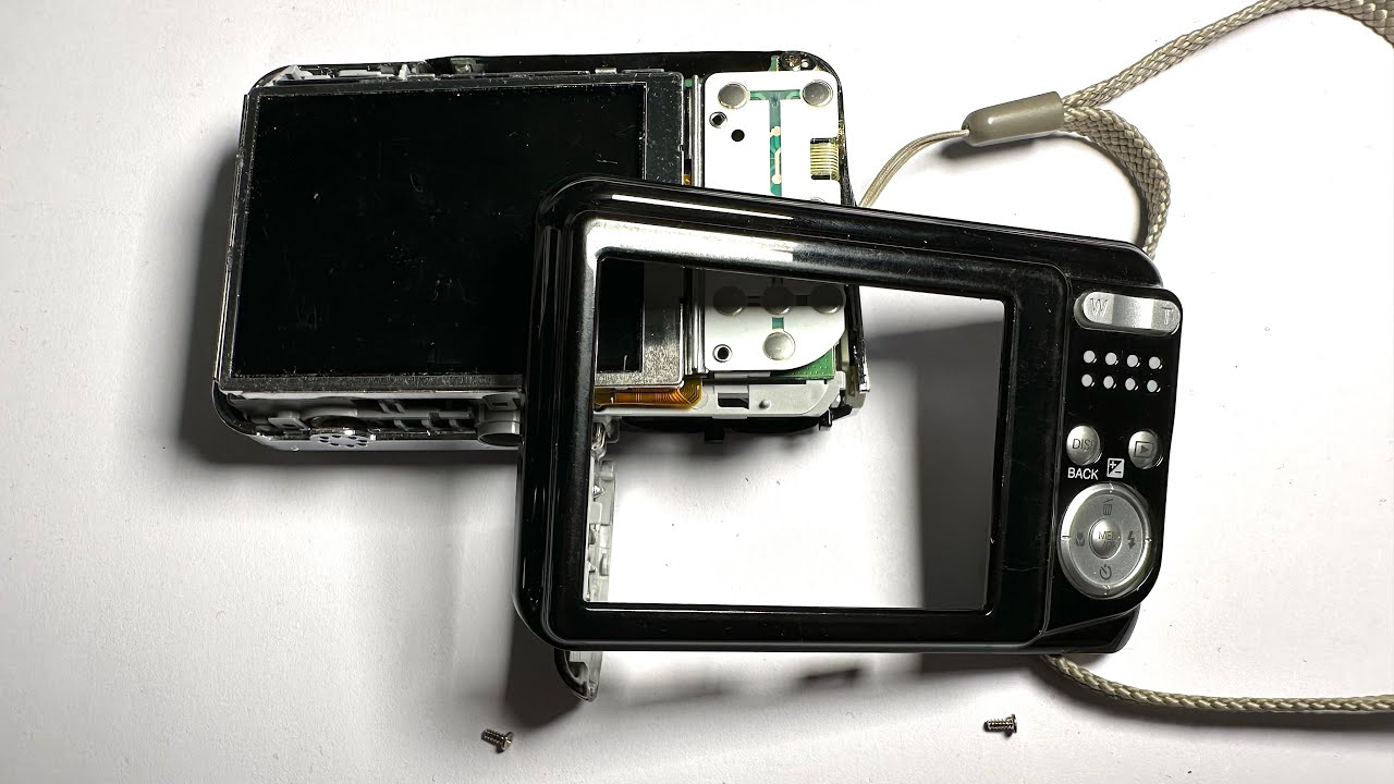 Fujifilm FinePix AX600 Disassembly - YouTube