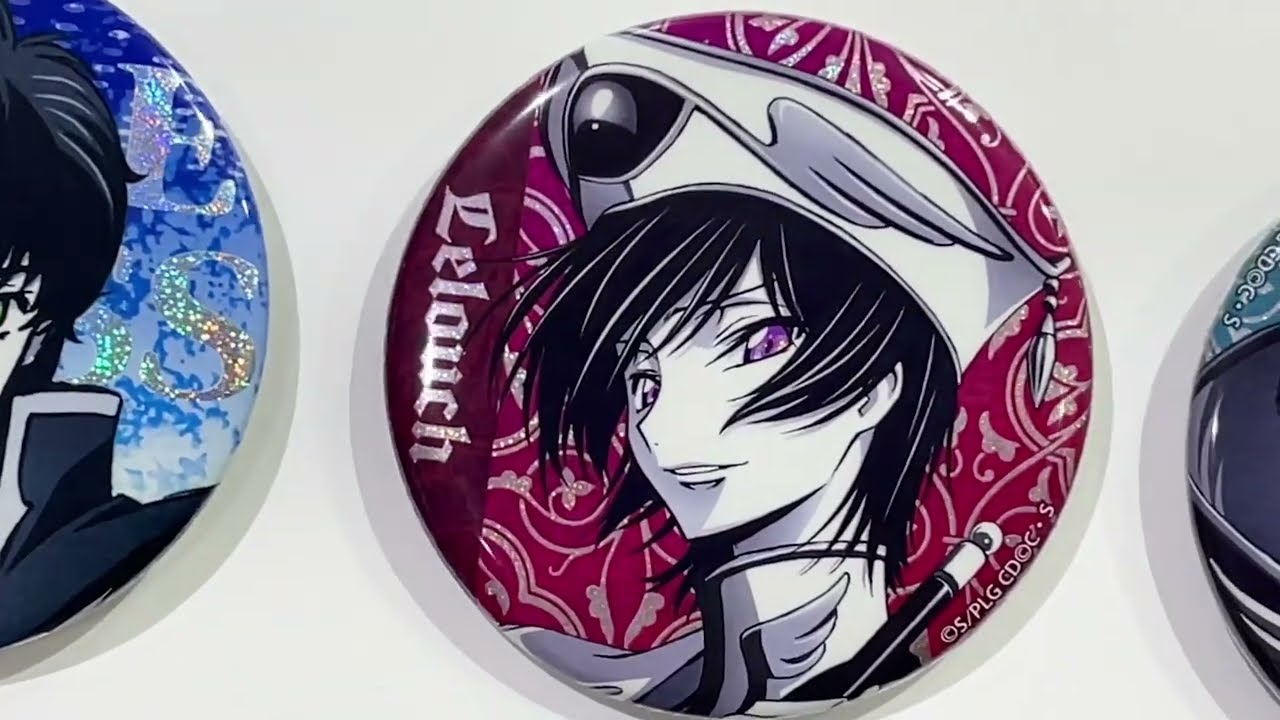 コードギアス 反逆のルルーシュ』より、【ホロEYE缶バッジ】が登場