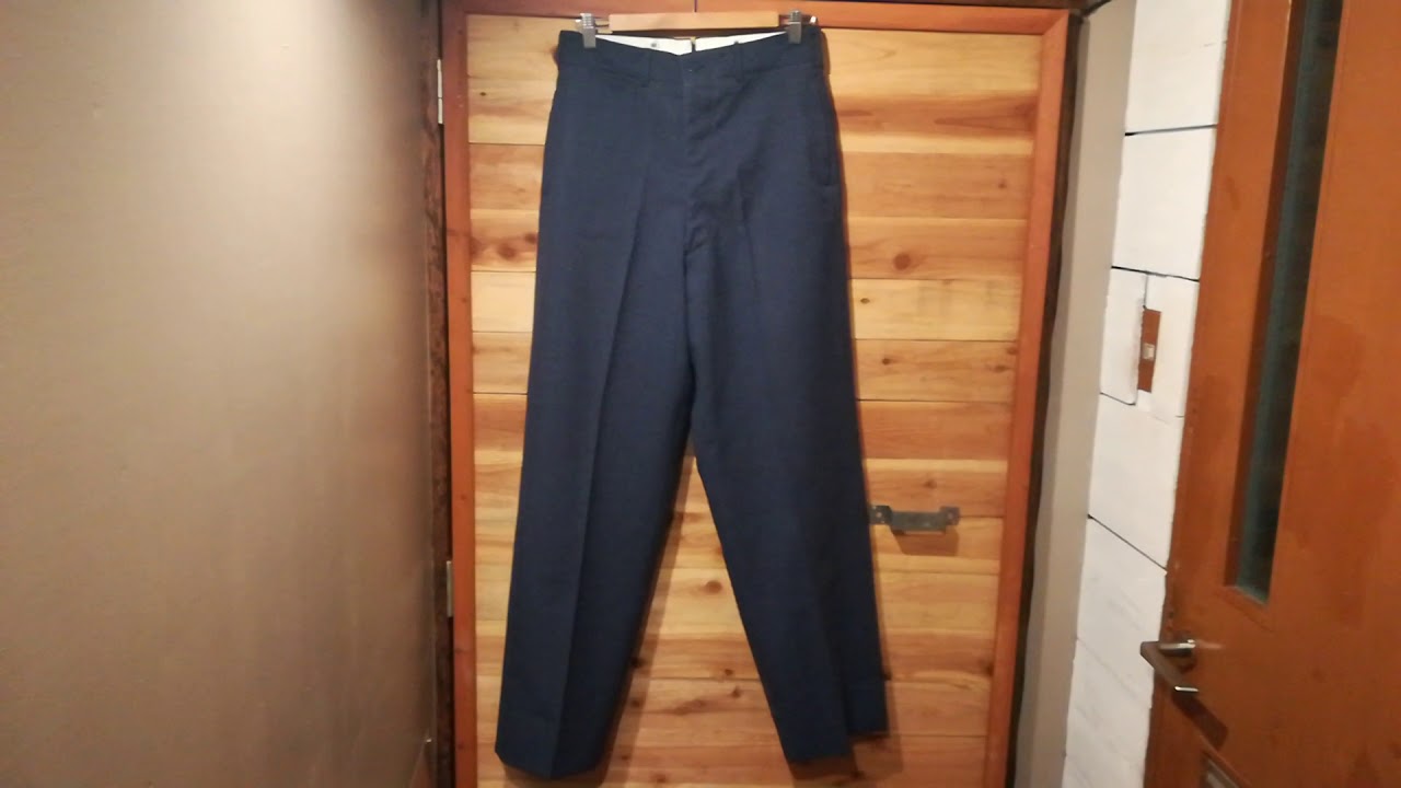 1951年製【U.S.AIRFORCE】TROUSERS, WOOL, SERGE, BLUE-84 ｜ 古着屋