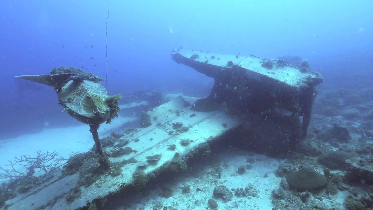 初撮影に成功！第二次世界大戦中に沈んだ『二式水戦(二式水上戦闘機