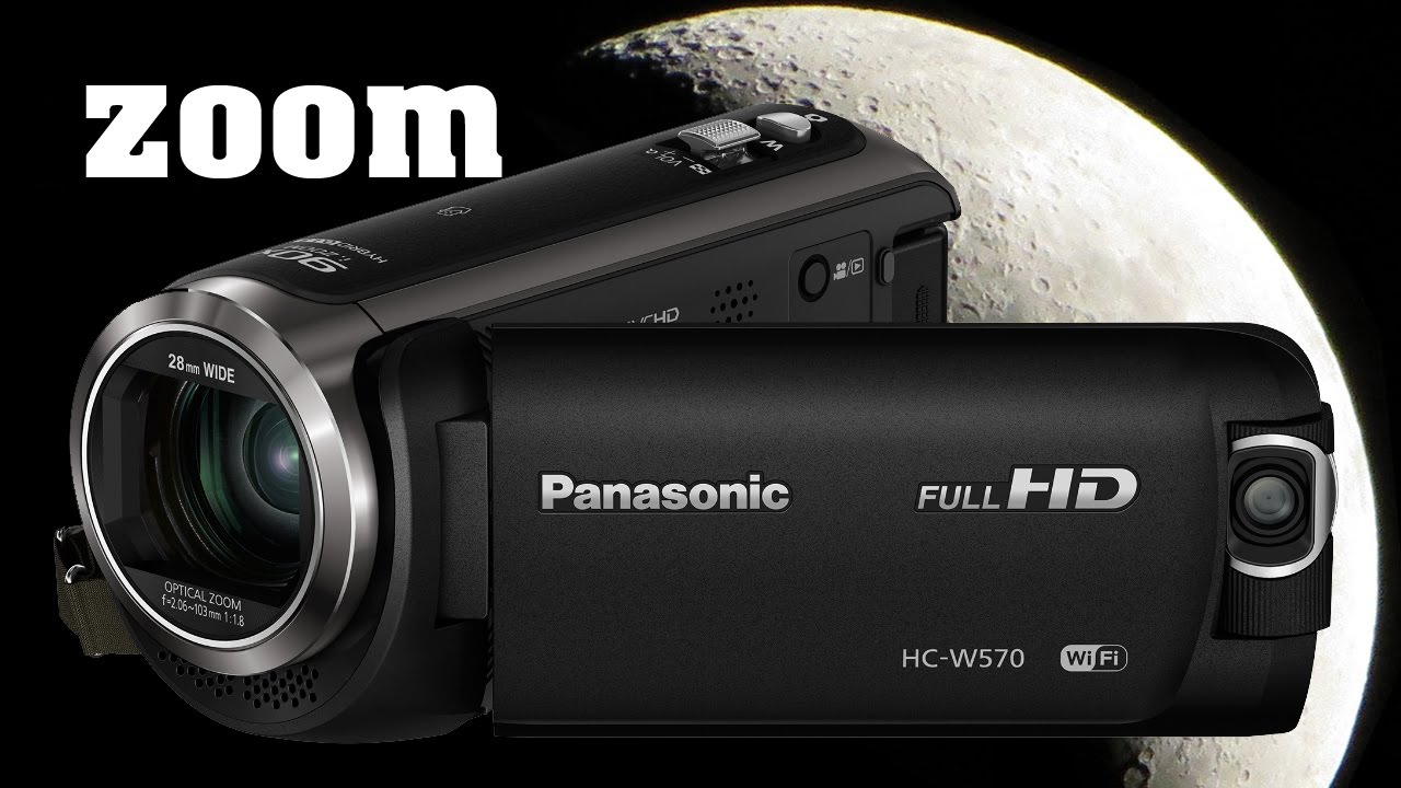 Panasonic HC-W570 HD Camcorder 90x Zoom Test without tripod - YouTube