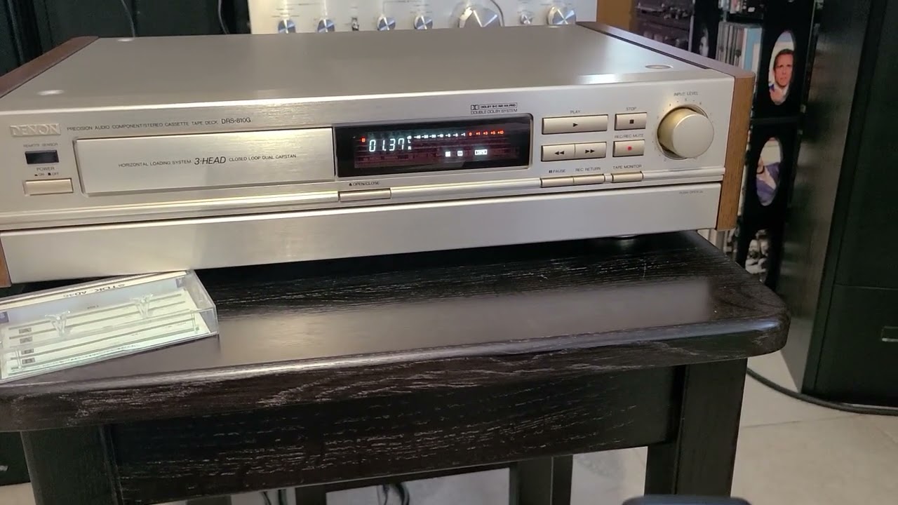 Top cassette deck DENON DRS-810G (Demo on request) - YouTube