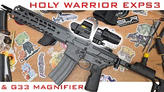Holy Warrior EXPS3 & G33 Magnifier (Cheaper Version Holo) - YouTube