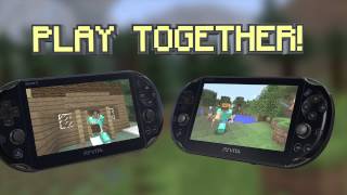 MinecraftデザインのPlayStation Vita。ゲームやDLコンテンツ13種類も