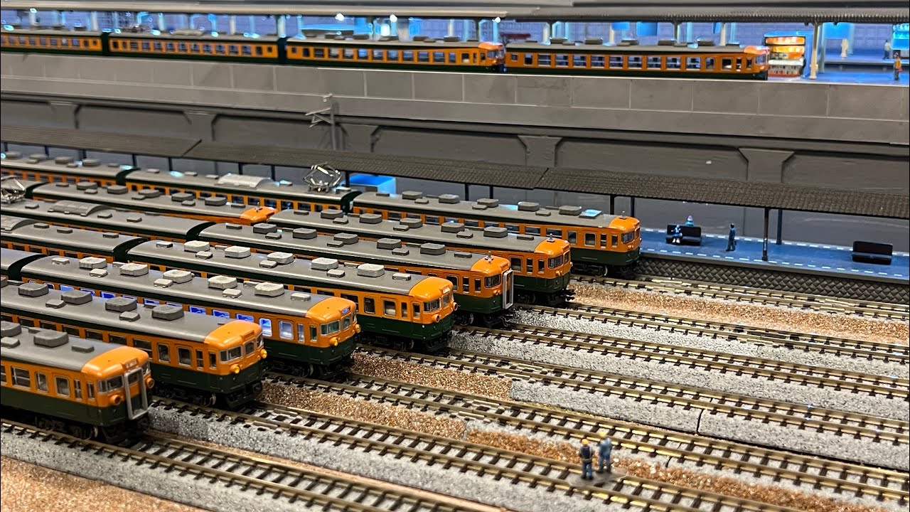 Nゲージ】165系 - YouTube