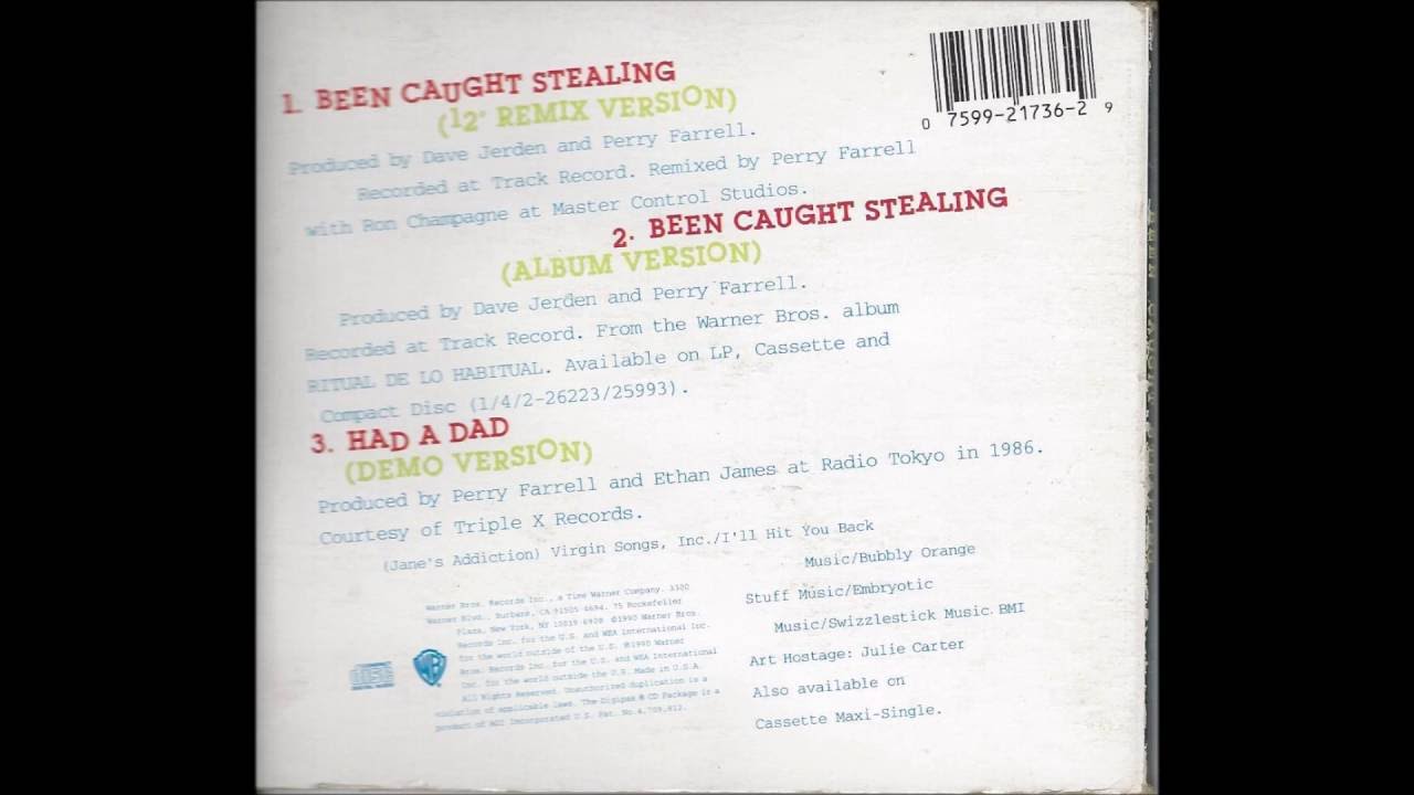 Jane's Addiction - Been Caught Stealing (12