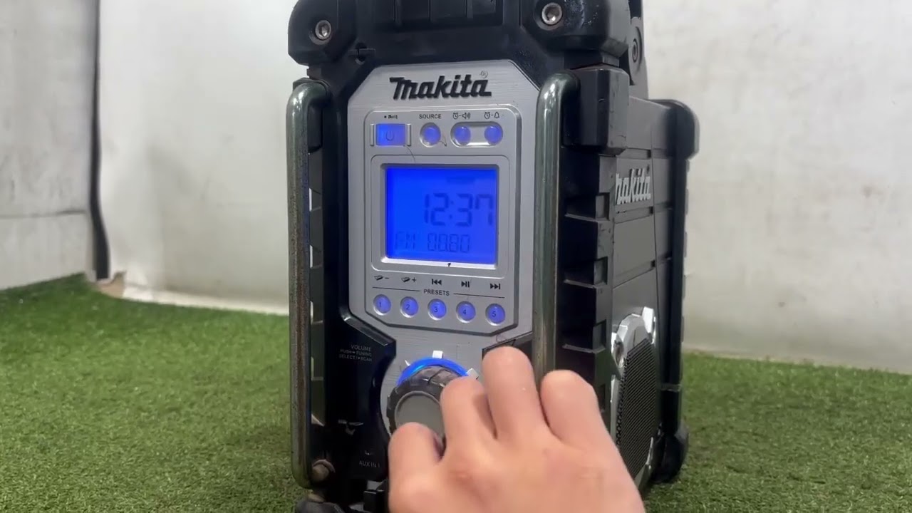 マキタ 充電式ラジオ MR103 簡易動作確認動画（工具一番館東静岡店
