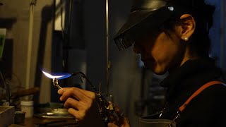 日本の職人技！シルバーリングを作るプロセス - YouTube