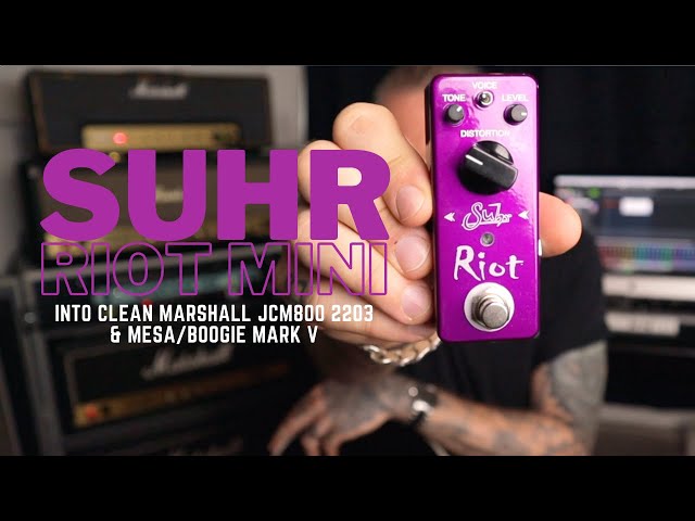 SUHR RIOT MINI | Turn your clean amp into overdriven mojo machine