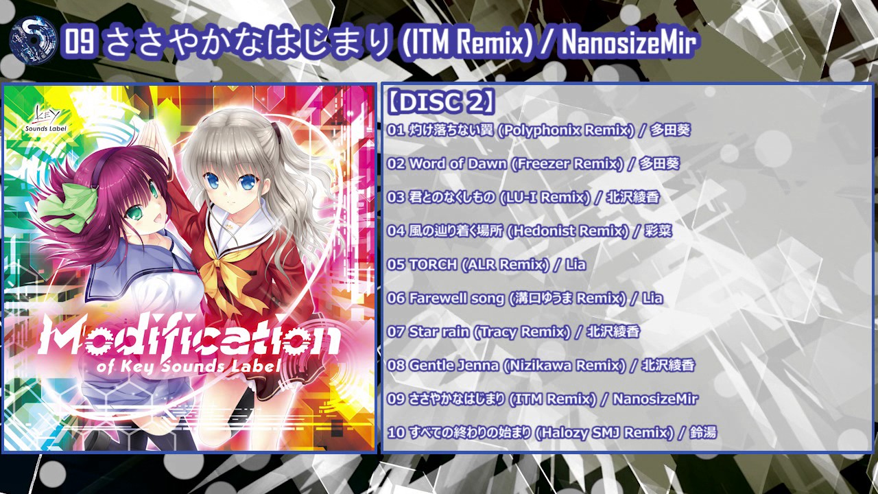 Modification of Key Sounds Label』 PV - YouTube