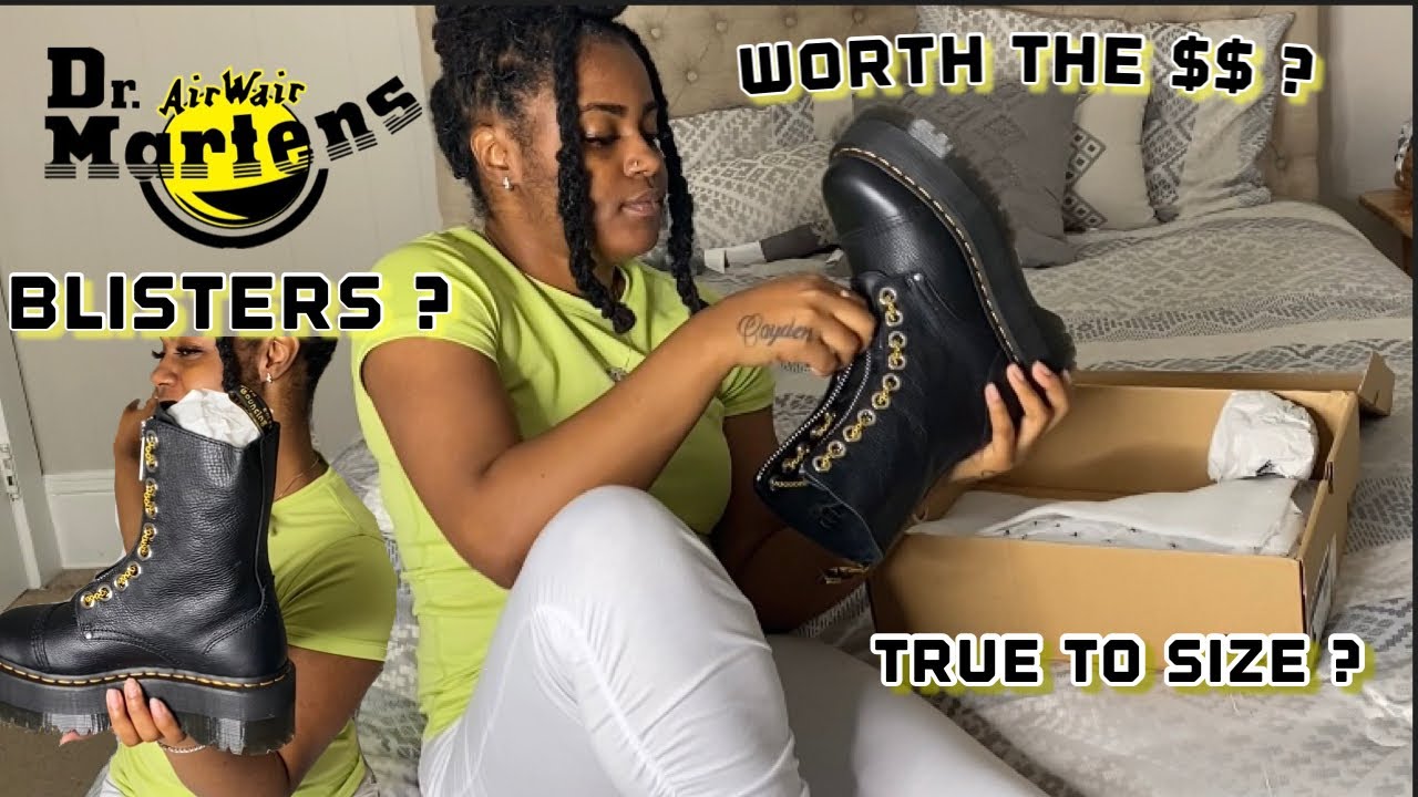 DR MARTEN SINCLAIR MAX UNBOXING | TRY ON & REVIEW ! || SHANTE REE