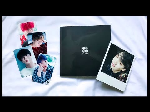 BTS WINGS ALBUM UNBOXING (VERSION W) *:・ﾟ✧ - YouTube