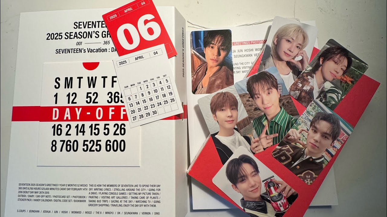 直筆サイン入 SEVENTEEN 2025 SEASON'S GREETINGS 直筆サイン入り