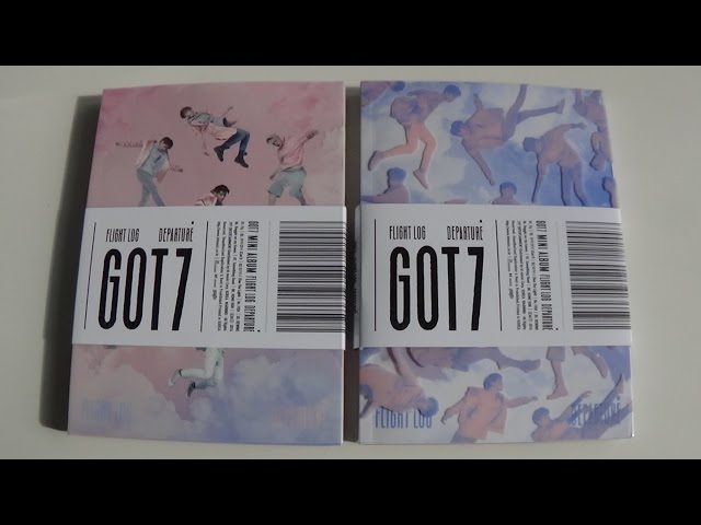 Unboxing GOT7 갓세븐 5th Mini Album Flight LOG: Departure (Rose
