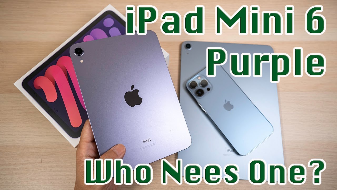 Purple iPad Mini 6 Hands On | Best Small Tablet But Who Needs One