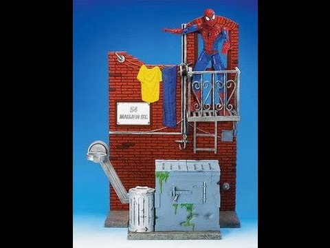 Marvel's SpiderMan Alleyway Playset review - YouTube