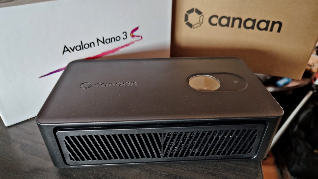 My First Bitcoin Miner - Canaan Avalon Nano 3S - YouTube