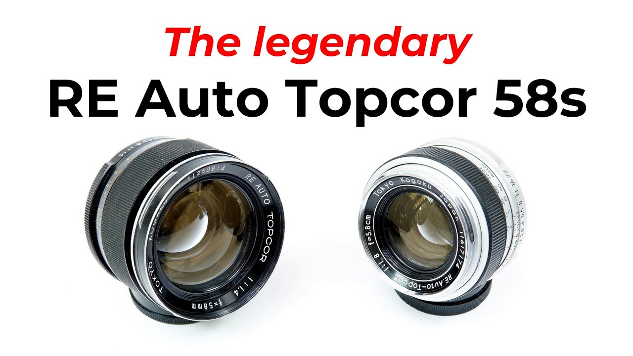 RE Auto Topcor 58mm f1.4 and f1.8. Legendary vintage lenses