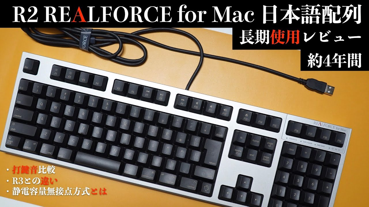 A review of Topre's capacitive non-contact keyboard, R2 Real Force