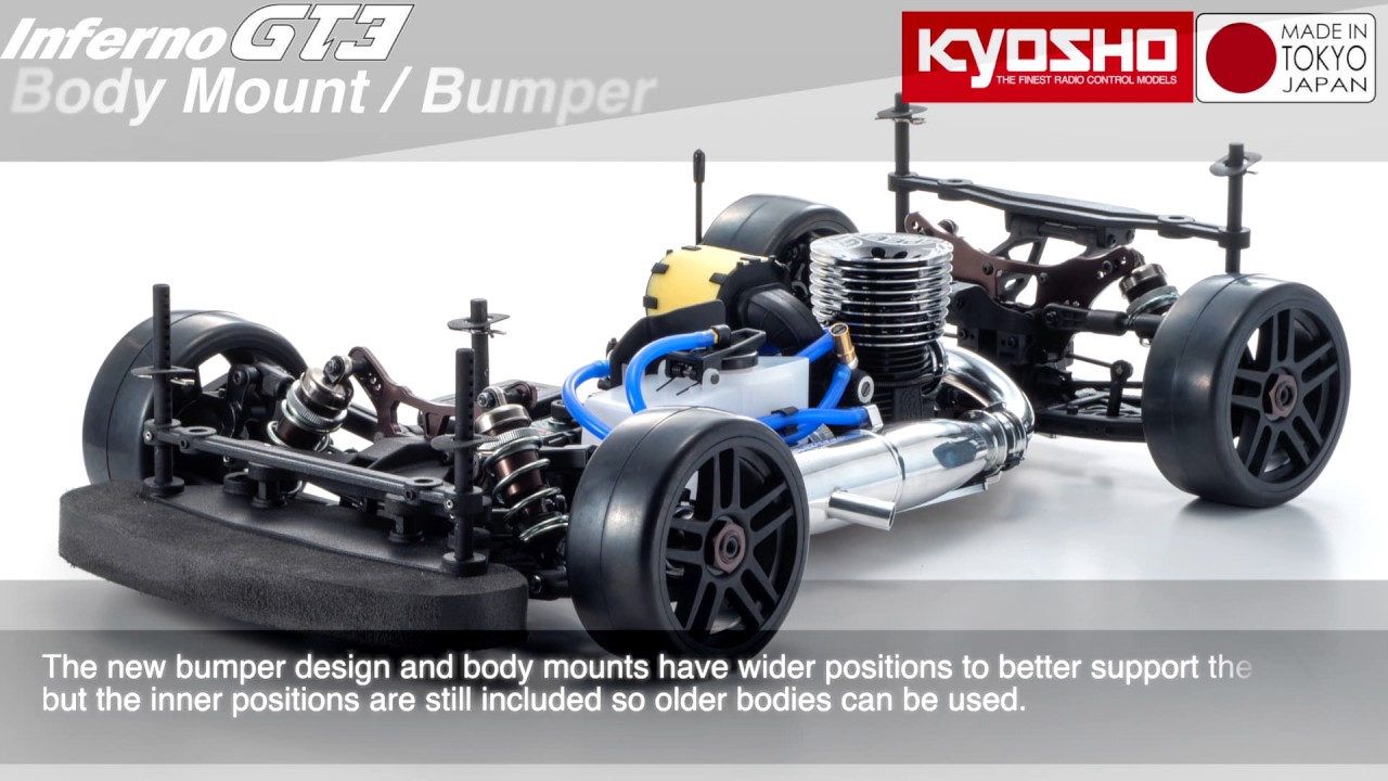 インファーノGT3 1/8 21-25エンジン 4WD シャシーキット 33010 | 京商