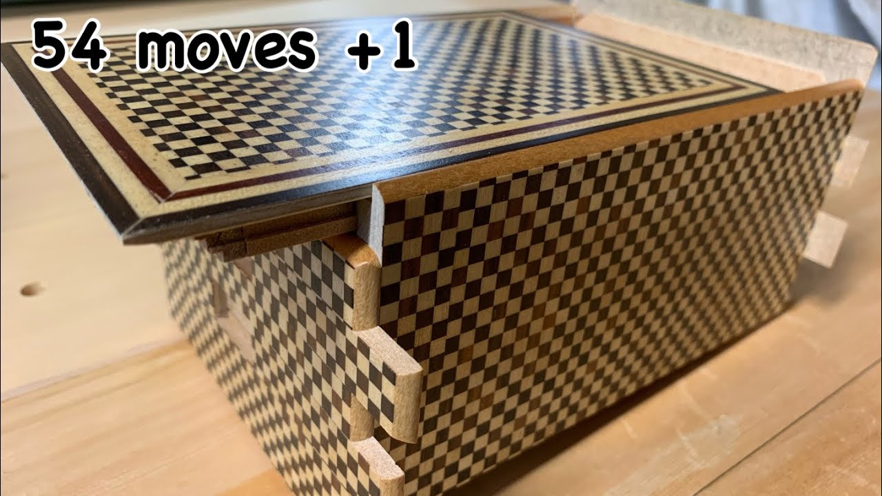 54 moves +1 Puzzle Box 54回+1秘密箱開け方 - YouTube