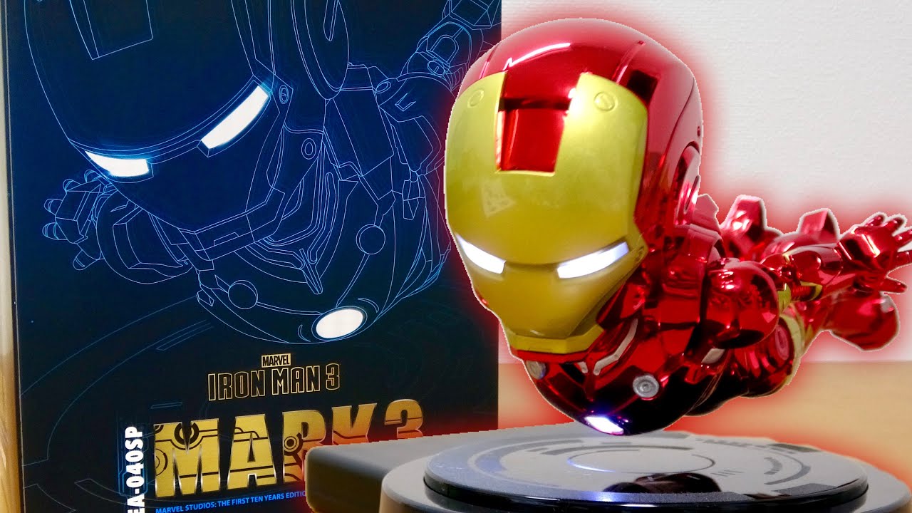 アイアンマンMARK3のフィギュアが浮く!?Iron Man MK3 Magentic