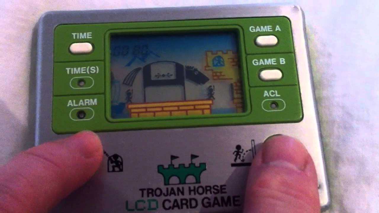 Trojan Horse Gakken LCD Classic Card Game レトロ 学研 トロイの木馬