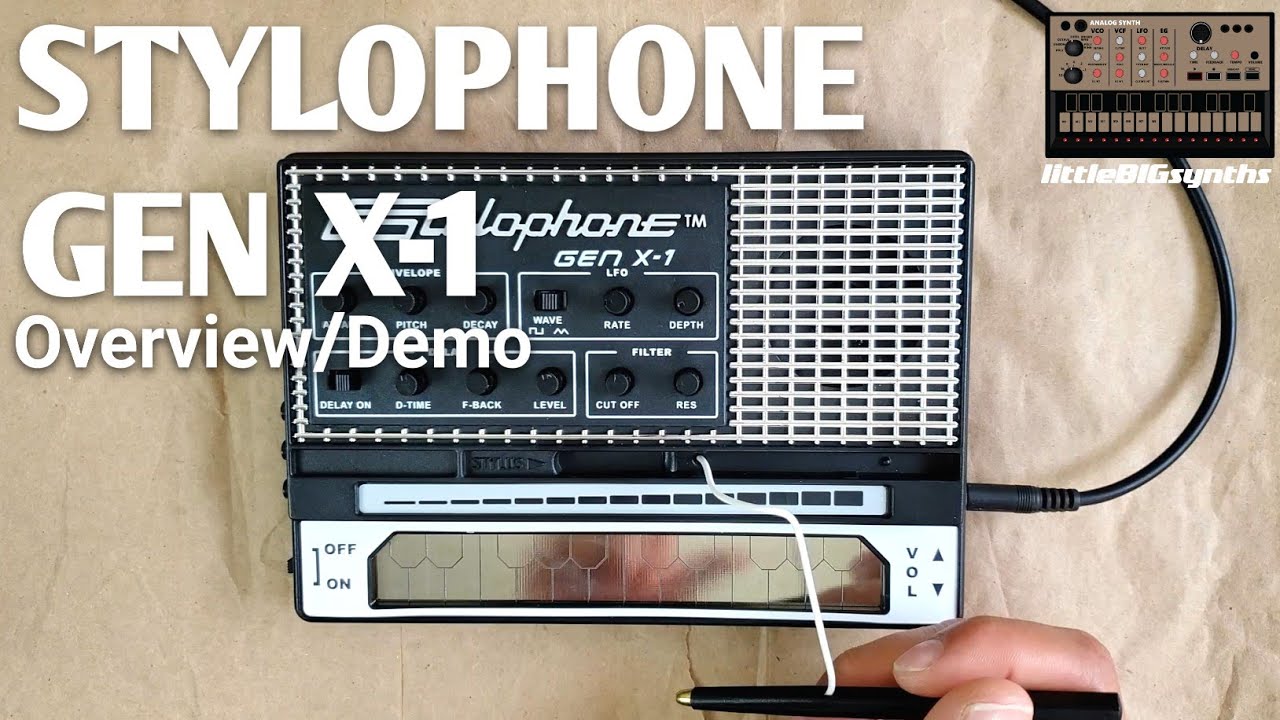 Stylophone Gen X-1 | Portable Analog Synth | Overview / Demo - YouTube