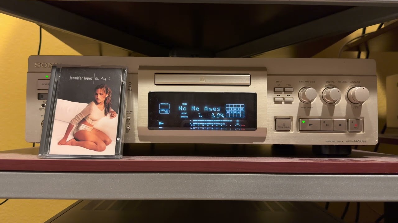Sony JA50ES MiniDisc Recorder - YouTube