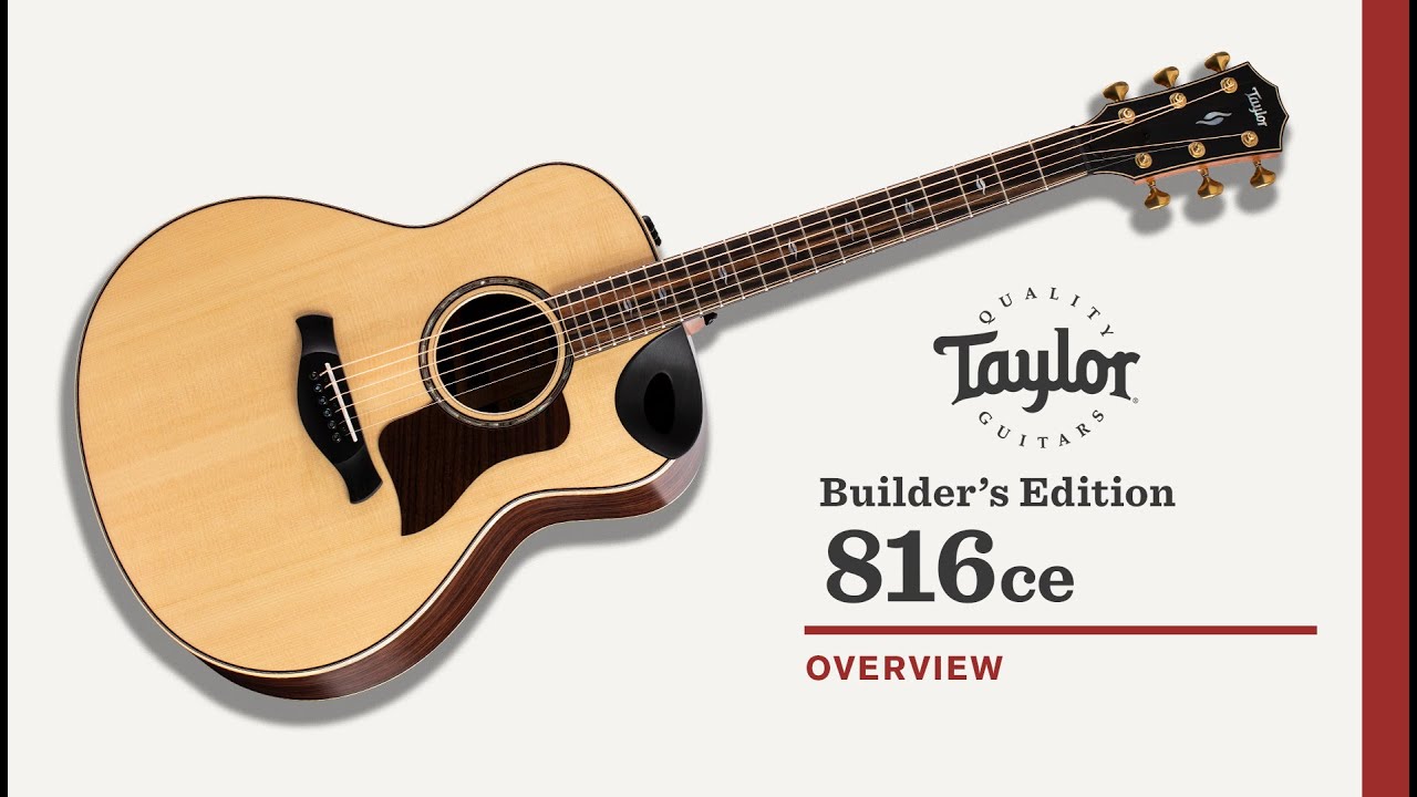 Taylor Builder's Edition 816ce Grand Symphony Acoustic-Electric