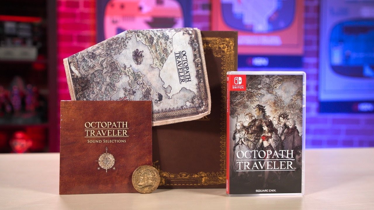 Octopath Traveler Wayfarer's Edition Unboxing - YouTube