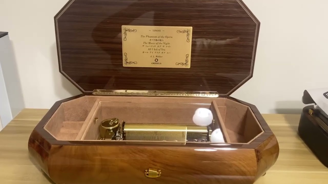 オペラ座の怪人「The Music of The Night」| Sankyo ORPHEUS 72弁