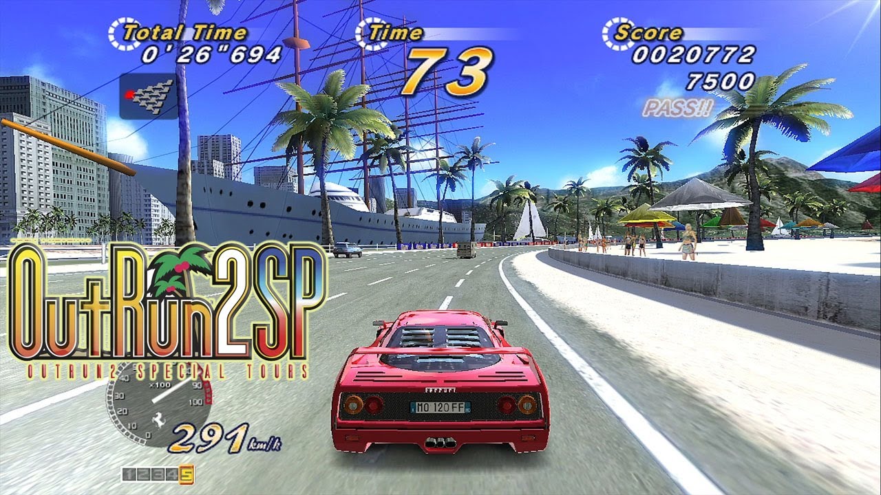 Arcade アウトラン 2 SP / OutRun 2 SP - E コース - YouTube