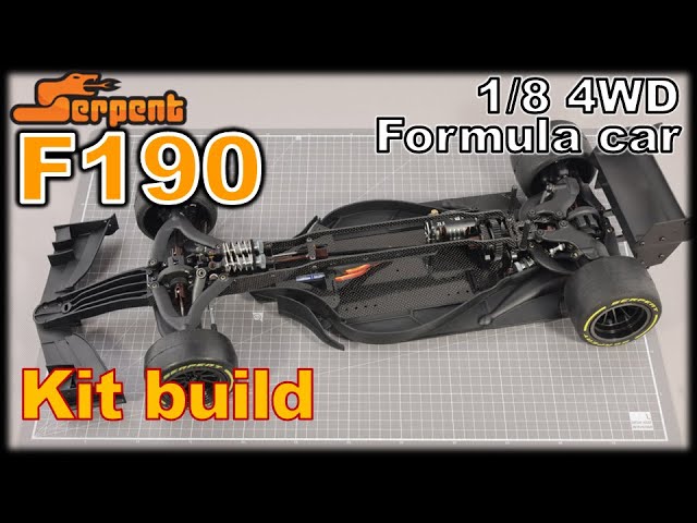 RC] Serpent F190, 1/8 4WD EP formula, Kit build - YouTube