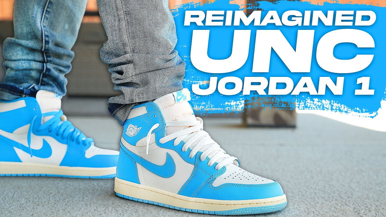 Air Jordan 1 High OG UNC Reimagined Review - YouTube